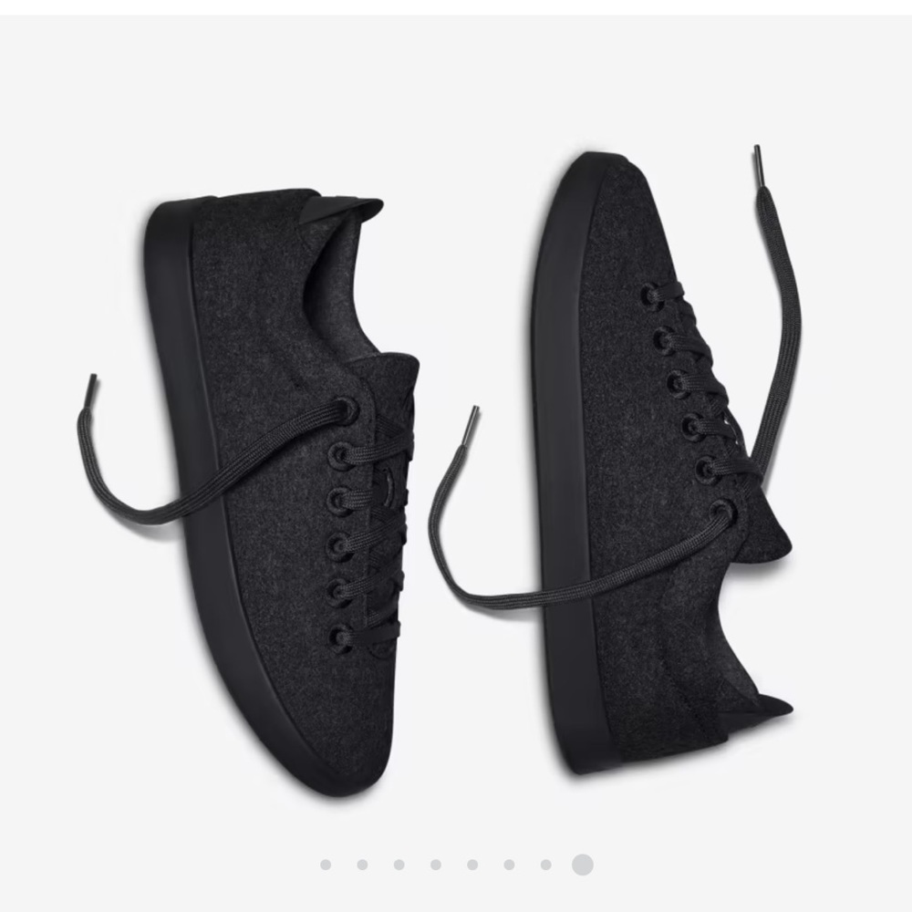 Allbirds Men's Merino Wool Pipers Natural Black Shoes Size 11